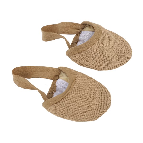 Halvsula Dansko Breathable Stretchy Halksäker Halvsula Ballettofflor för Dans Yoga Träning Hudfärg S