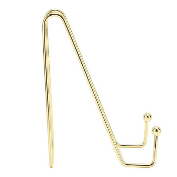 Neglekunst Display Board Stands Robust Elegant Metall Multifunksjon Bilde Ramme Holder Stativ Gull