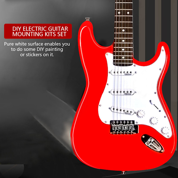 1 Set DIY Elgitarr-kit Pickguard Bakplatta Bro System för ST-stilgitarrer
