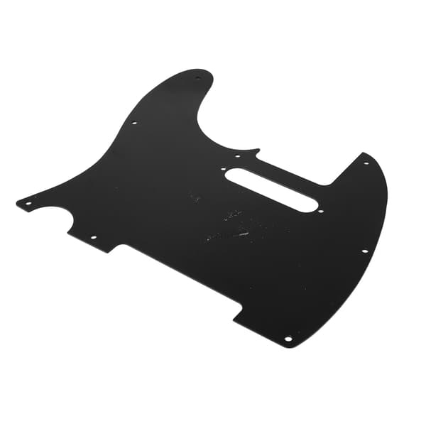 Elektrisk gitarr plektrumskydd Hög styrka Repskyddad aluminiumlegering Front gitarrskyddsplatta Svart