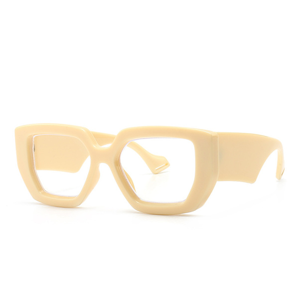 Vision Retro Vintage Cateye Fyrkantiga Solglasögon Plastbågar 90-talets Solglasögon Mode Klassiska 70-talets Glasögon