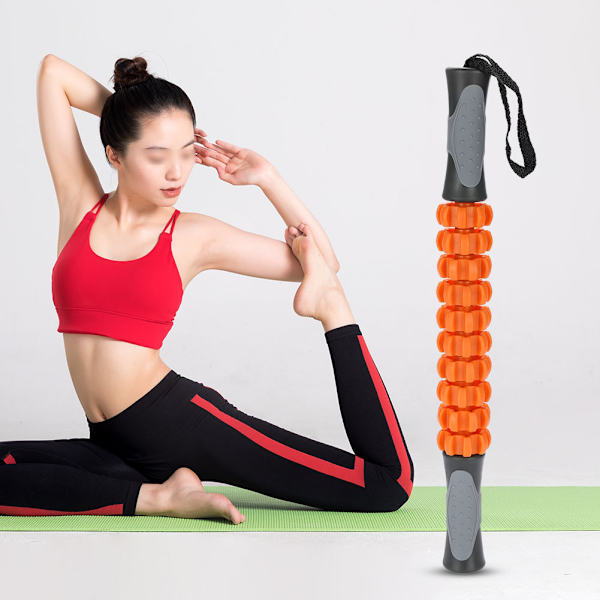 45cm Bärbar Muskelrulle Massage Muskel Bar Fitness Stick Smärtlindringsverktyg