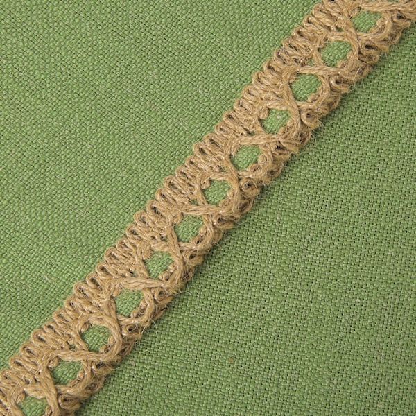 Pakke med 2 dekorative pudebetræk i bondehus-stil, pudebetræk i lærred med trimmede skræddersyede kanter, grøn 18 x 18 tommer, 45 x 45 cm