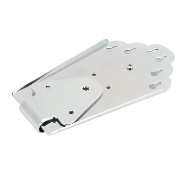 Jazz Gitarrstall Metall Fläktform Jazz Gitarrstall Ersättning för Semi Hollow Elgitarr TillbehörSilver