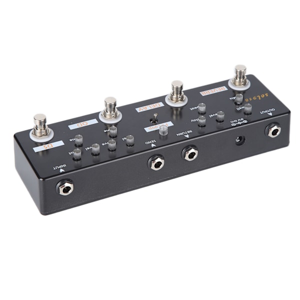 Kitaraefektipoljin 5 Tilaa Reverb Delay Fx LOOP Distortion Overdrive Kitara Viritys Tarvikkeet