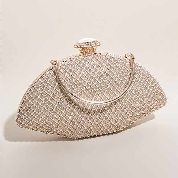 Naisten Iltapuku Kimaltava Rhinestone-Käsilaukku Ketju Clutch-Laukku Juhliin Promiin Häälaukku