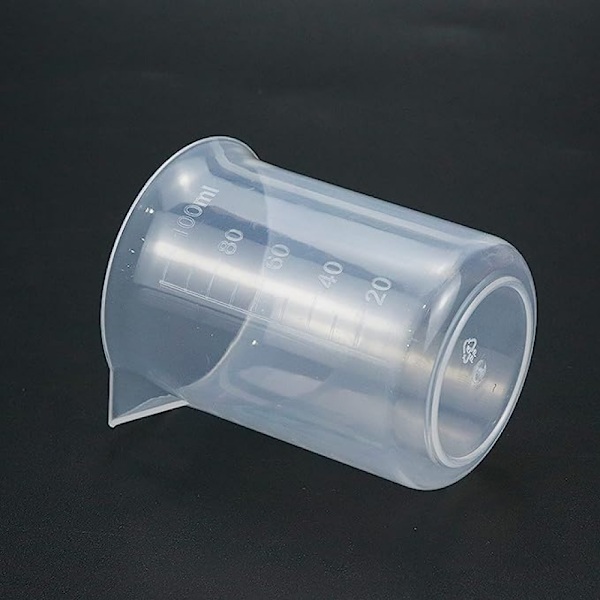 Kjøkken Pp Målebeger Vitenskapelig Plast Graduert Beger Transparent 100ml, Kjøkken Matlaging Dosering Kopp (3-delt sett)