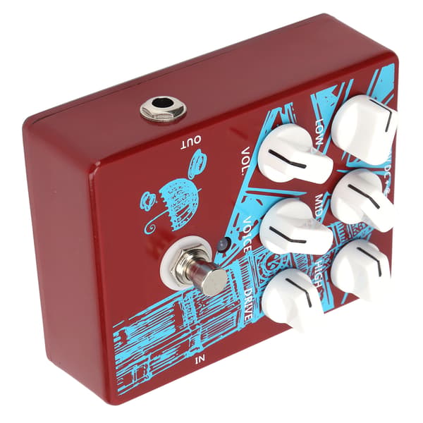 Gitarforvrengningseffektpedal Multippel modus Bærbar instrumenttilbehør CP‑58