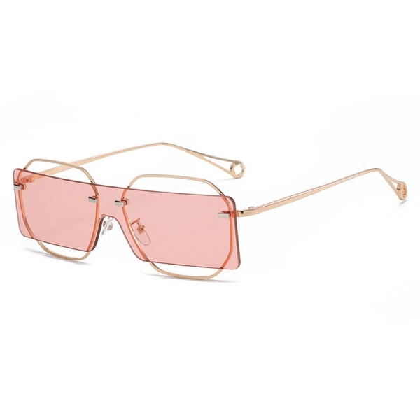 Oversized Square One Piece Stylish Sunglasses Women Men Metal Luxury Shades