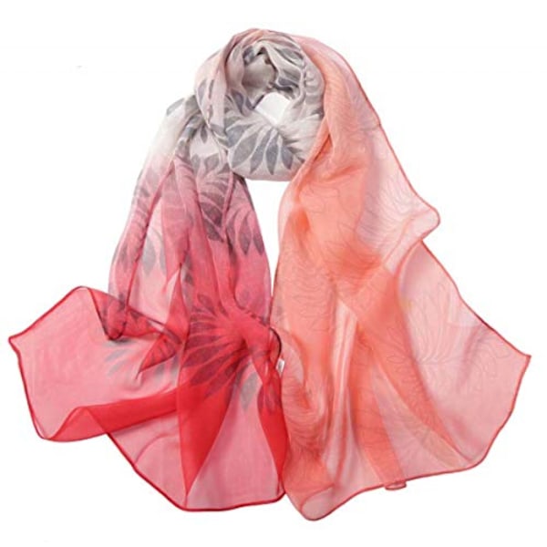Halsdukar för kvinnor Lätta Fashion Halsdukar Tryck Blommönster Scarf Shawl Wraps, B06