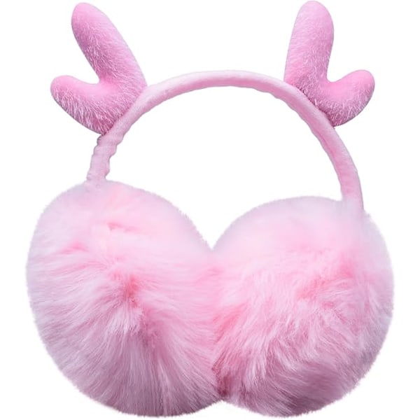 Adult Winter Ear Muffs for Women With Adjustable Handbands Warm Plush Earmuffs Ear Warmers Cold Weather-One Size Fts All,01