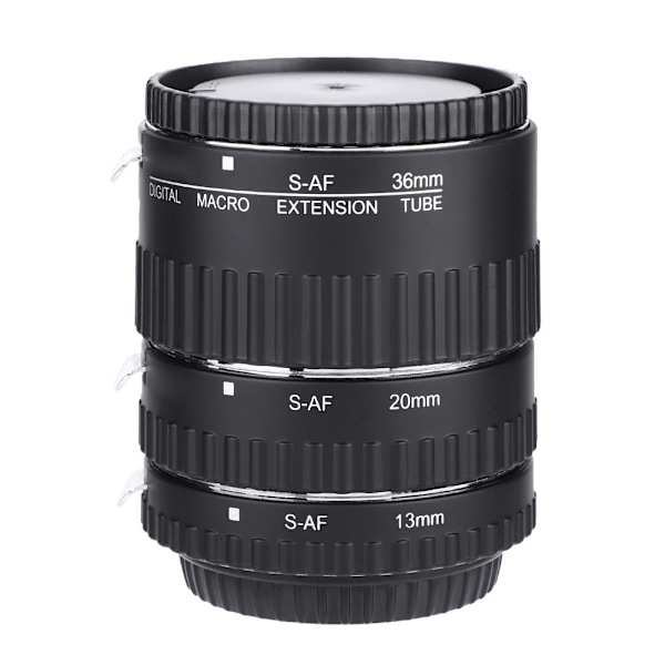Meike Autofokuserande Makroförlängningsrör 12mm+20mm+36mm för Sony Alpha DSLR (A)
