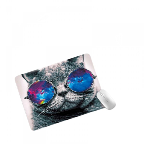 Ultra tynd Medium Gaming Mouse Pad 200*240*3mm Overflade, Holdbar Polycarbonat Overflade, Silikone+Stof Grå