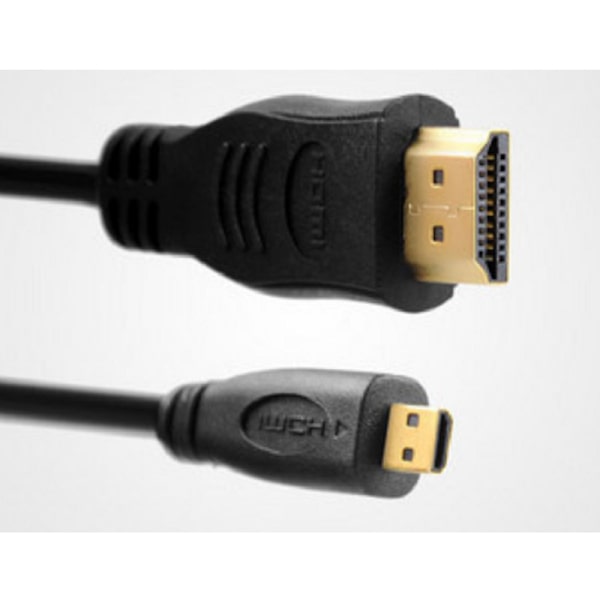 1,5 m mikro Micro HDMI till HDMI standard version 1.4 mobiltelefon mirco hdmi till HDMI adapterkabel