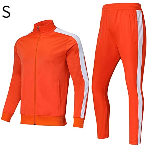 Herre Sportswear Sets Sports Gym Treningsklær Sportswear Sets med Full Zip Men  S