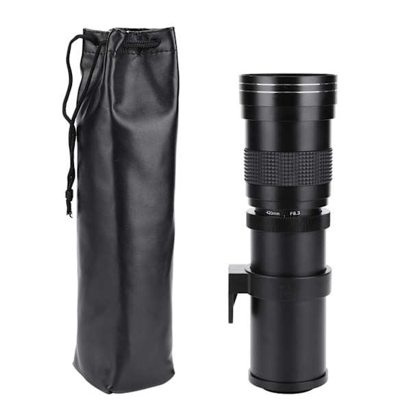 420-800mm F/8.3-16 Teleobjektiv Manuell Zoomobjektiv för M4/3 Mount DSLR-kamera