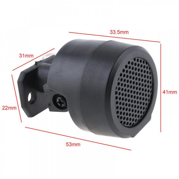 1 par TP-006A diskanthögtalare 500W Mini Dome-högtalare 12V Hög effektivitet Stereo-högtalare för biljudsystem Tillbehör