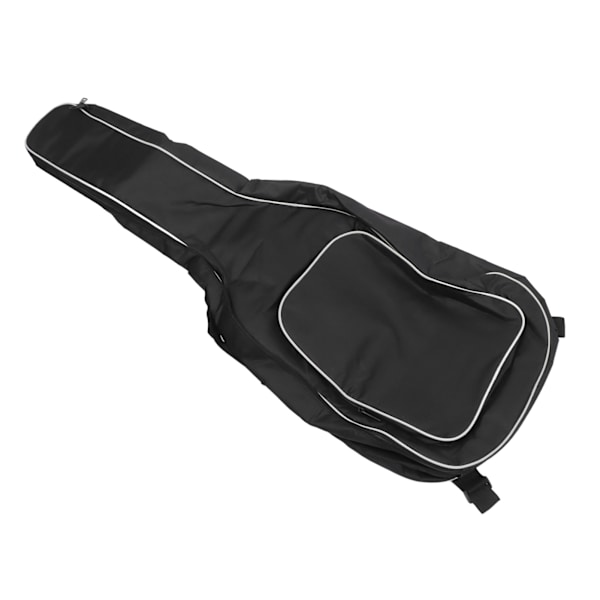 Gitarrväska med vadderad gigbag, vattentät, tjock vit sidobomull, axelrem