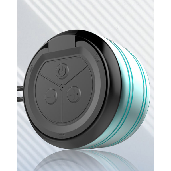 Bluetooth högtalare med stereoljud, Punchy Bass Mini-högtalare med inbyggd mikrofon, handsfreesamtal, liten högtalare. (Grön)