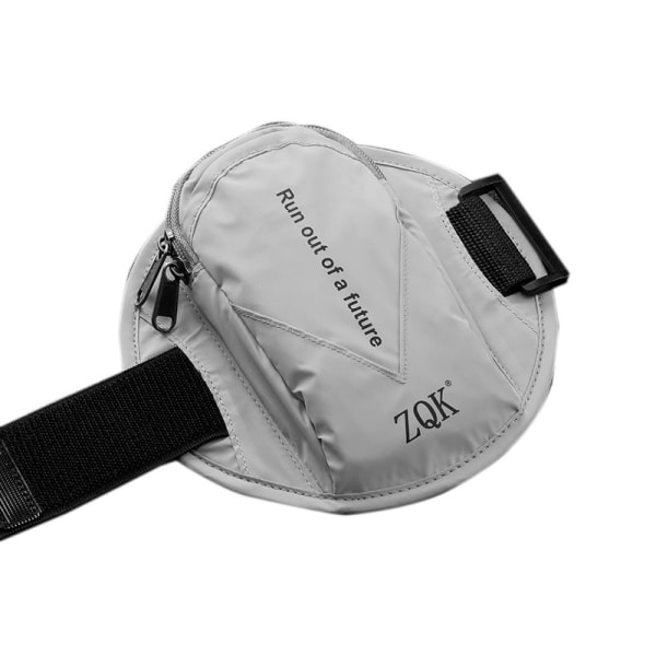 Sportarmband, universal smartphone-armväska för löpgym, multifunktionsficka, passar modeller under 6,5" grått