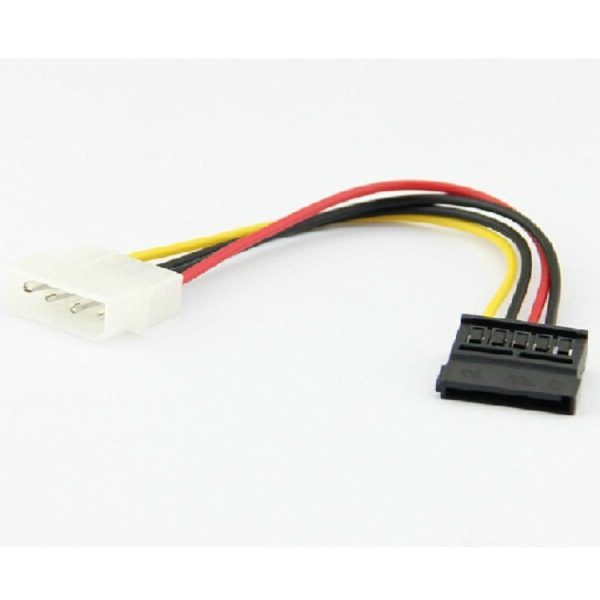 Seriel optisk drev harddisk SATA strømkabel til D-type 4-pin SATA til IDE computer chassis intern adapter ledning, 4pack
