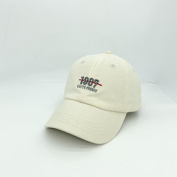 Dotpet 1907 Baseball Cap Sommer Soft Top Cap (Hvit)