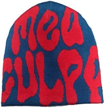 Dame Beanie Bonnet Y2k Beanies Damehue Hat Vinter til Dame Hatte Tilbehør red blue