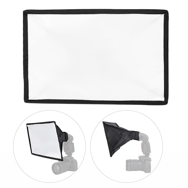 Universell 20x30cm Speedlite Softbox Diffuser för Kamerablixt Ljus Speed Lights