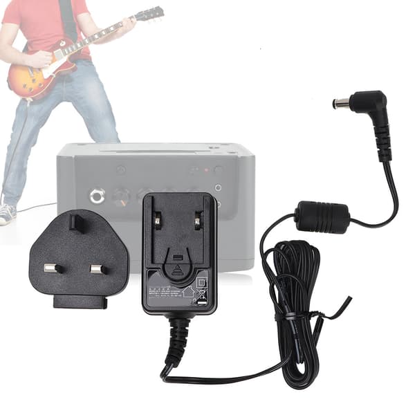 Universal 9V elektrisk gitar strømadapter for gitarer effekter pedal