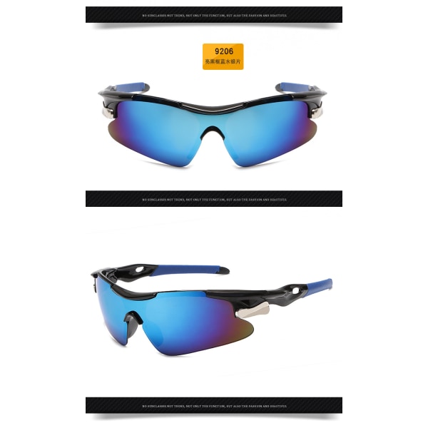 Polariserade sportsolglasögon ， för män Kvinnor Cykling Löpning Körning Fiskeglasögon-flerfärgade