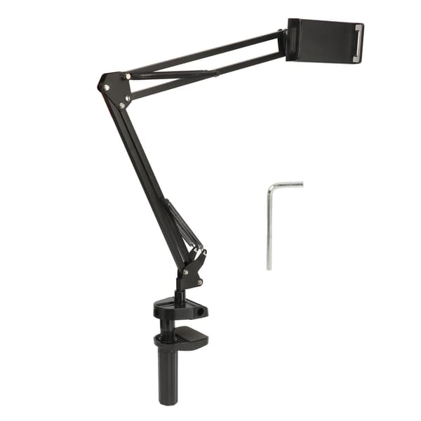 Tablet Holder Anti Slip Justerbar Robust Roterbar Design Stabil Desktop Tablet Stand til iPhone 13 til Galaxy Tab