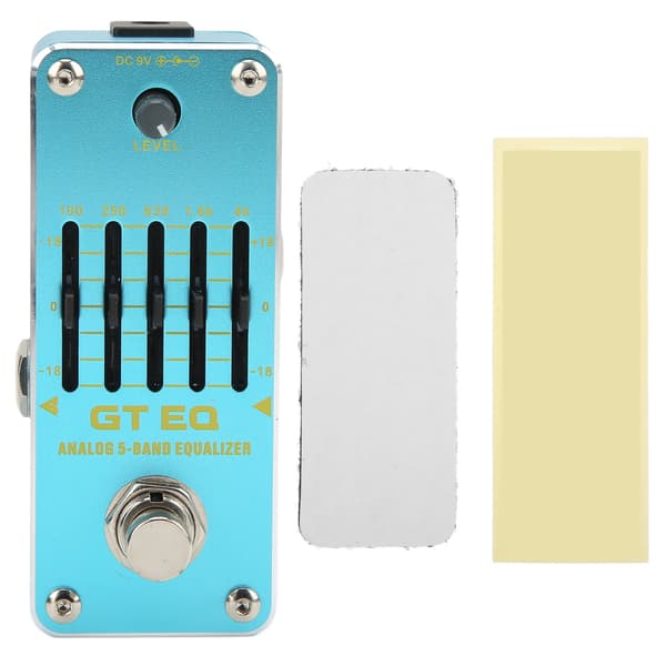 Elektrisk gitar equalizer GT EQ Analog 5 Band Single True Bypass Instrument Tilbehør