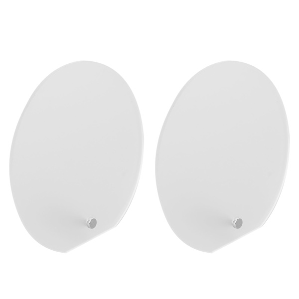 2 st nageldisplaybrädor i akryl, frostade runda nagelkonstprover, färgkortshållare för nagelsalong