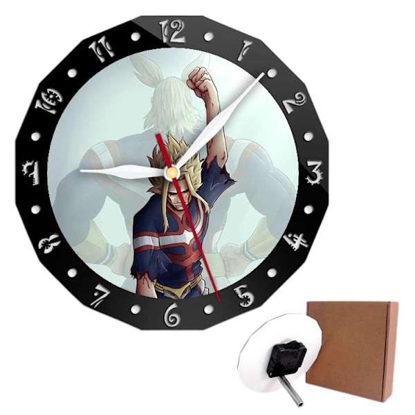 Creative My Hero Academia Modern Enkel Skrivbordsklocka Väggklocka Klocka Anime Ornament Present