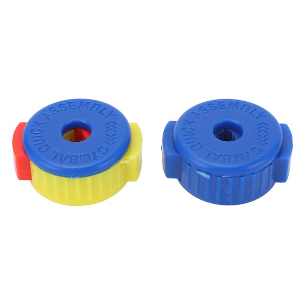 2 stk. Cymbal Quick Release Nut Push in Design Quick Set Cymbal Cap Tromme Tilbehør WC89