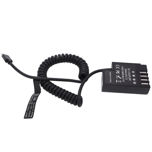 Type C DMW DCC12 Fuld Afkodning Dummy Batteri DC Kobler Strømadapter til GH3 GH4 GH5