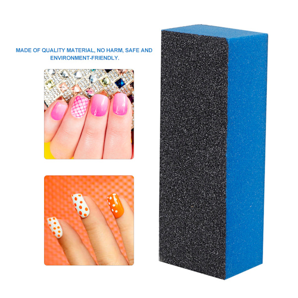 10PCS Nagelpolering Sandning Buffertar Filer Set Pedikyr Manikyr Verktyg Nagelkonst Kit