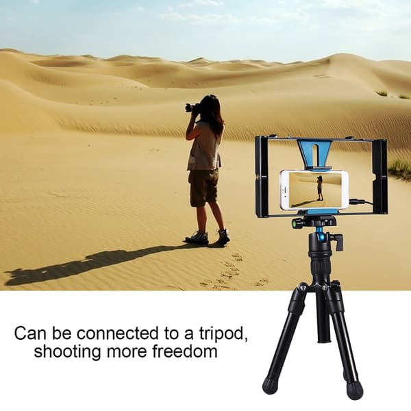 PULUZ Telefon Smartphone Video Bur Stabilisator Rig Stativmontering til LED-lampe Mikrofon