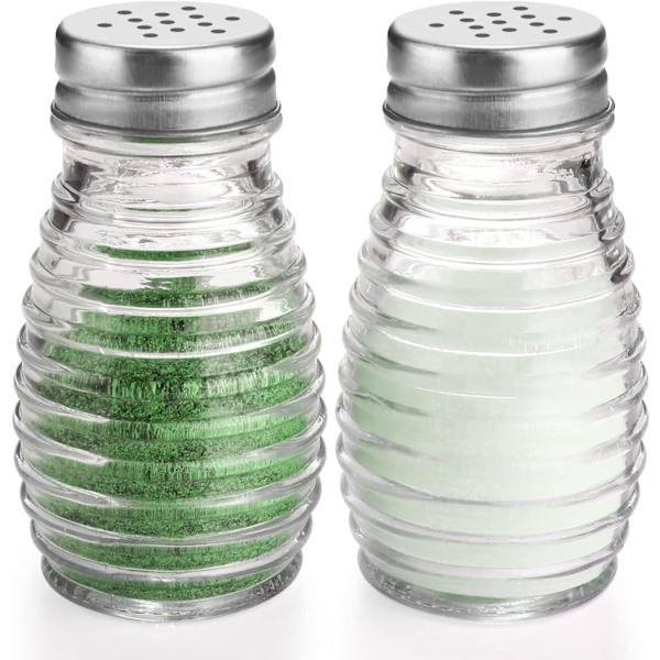 Glas Salt- og Peberkrydderisæt, Oval Saltkrydderisæt Bulb