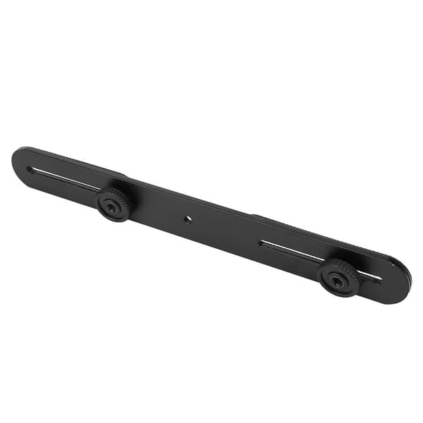Universal dobbel blitsbrakettholder med 2 adapterskruer stativ lysstativ for speilreflekskameraer