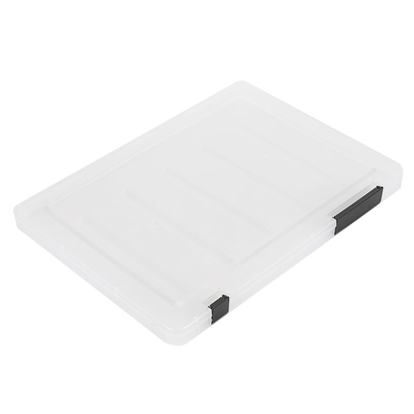 Stor kapacitet falske negle tips display boks transparent neglekunst visning display boks sort