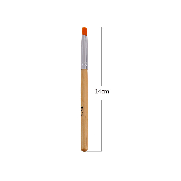 7 st Nail UV-penselplatt huvud Manikyr Falska spetsar Akryl Gel Målningsritningsdesignverktygssats