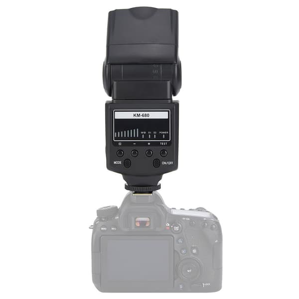 KM680 High Speed Flash Speedlite 5800K med fyldlys til Canon til Nikon spejlreflekskamera