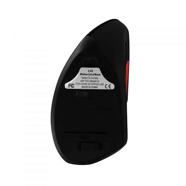 2.4G trådløs vertikal ergonomisk optisk mus, reduser håndleddsmerter, 5 knapper 3 justerbare DPI-nivåer 800/1200/1600, bedre ytelse for PC, skrivebord