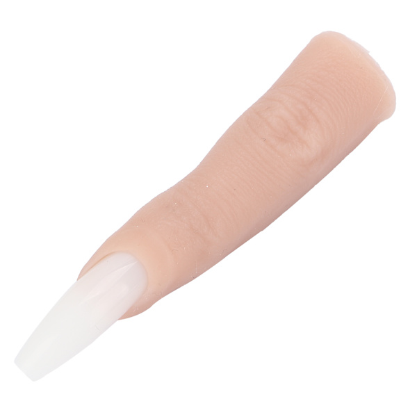 Nagelkonst träningsövningsfinger manikyr skyltdocka falsk handfinger med nagelspetsar
