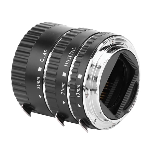 Linseadapter Makroforlengelsesrørsettring for Canon DSLR-feste