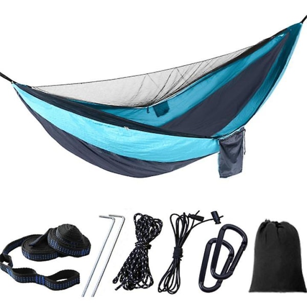 Parachute Mosquito Net Hammock & Camping Hammock, Portable Hammock Nylon Single And Double Hammock, With