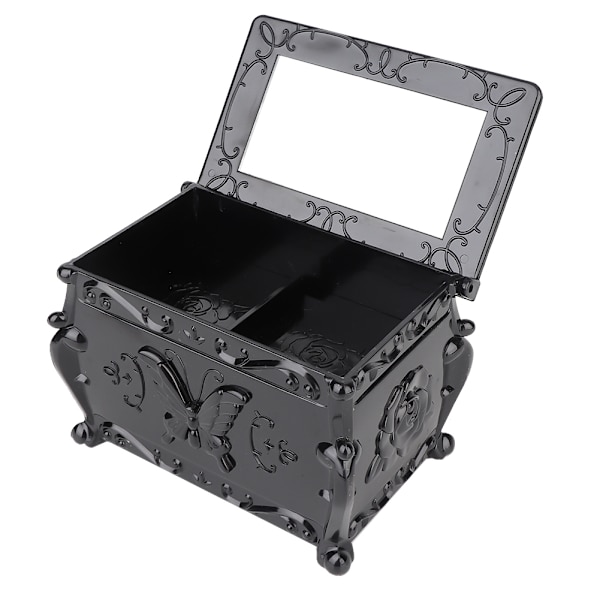Multifunktionel Retro Makeup Værktøjer Beholder Opbevaringsboks Bomuldspinde Pads Organizer Holder