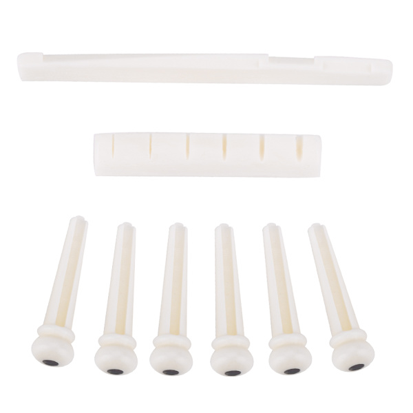 1 x Set Benbroar & Sadel & Mutter för Akustisk Elgitarr & Ukulele