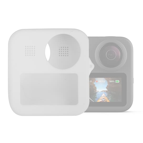 Objektivskydd i silikon för GOPRO MAX Panorama Action Camera, vit